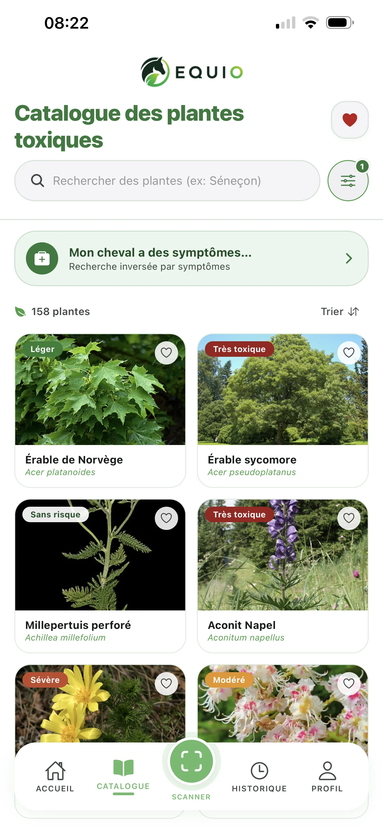 Catalogue des 102 plantes toxiques pour chevaux