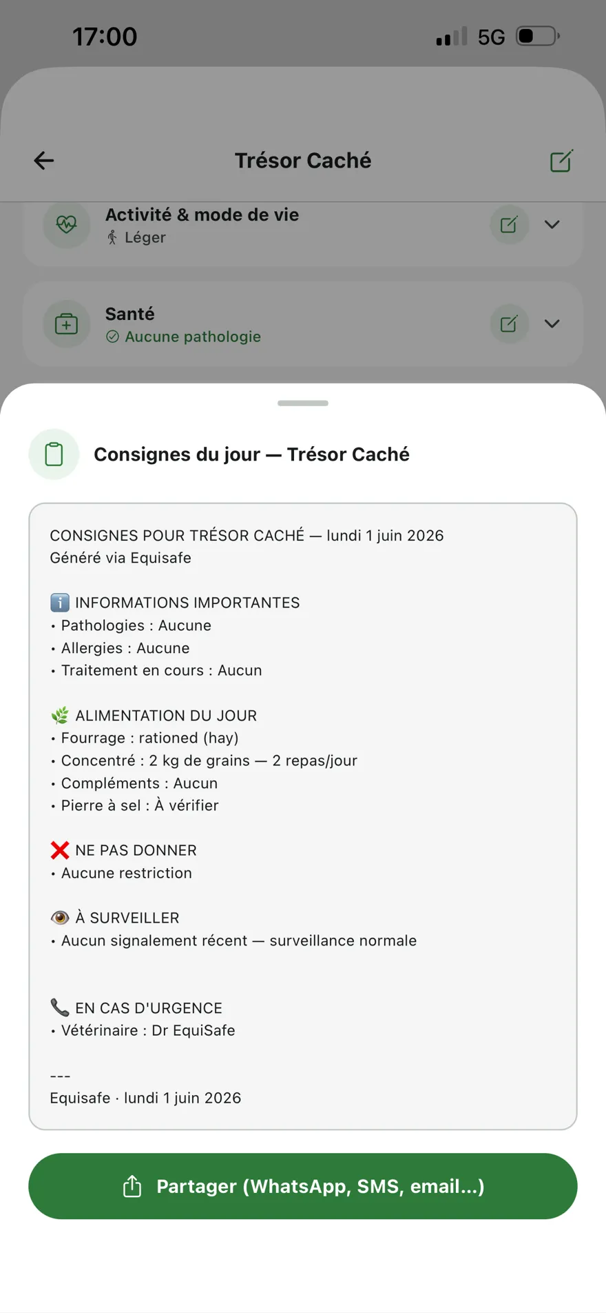 Liste d'ingrédients à éviter pour le cheval