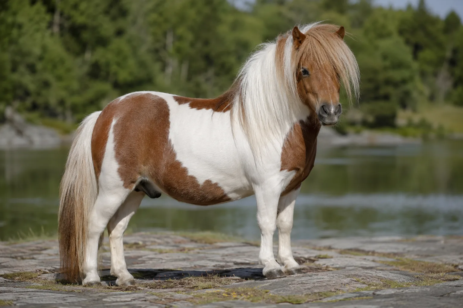 American Warmblood à la robe grise pommelée, mettant en valeur la texture de son pelage et ses membres secs.