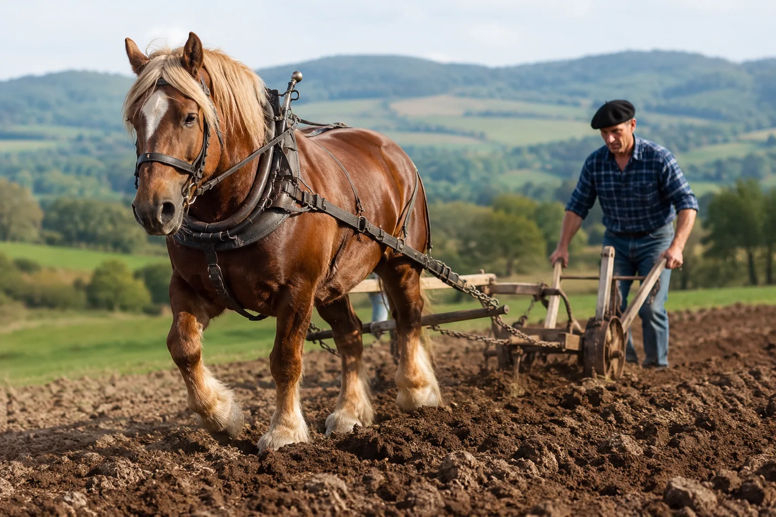 Cheval Azteca en pleine action lors d'une manœuvre de reining ou de travail de bétail, avec un cavalier charro.