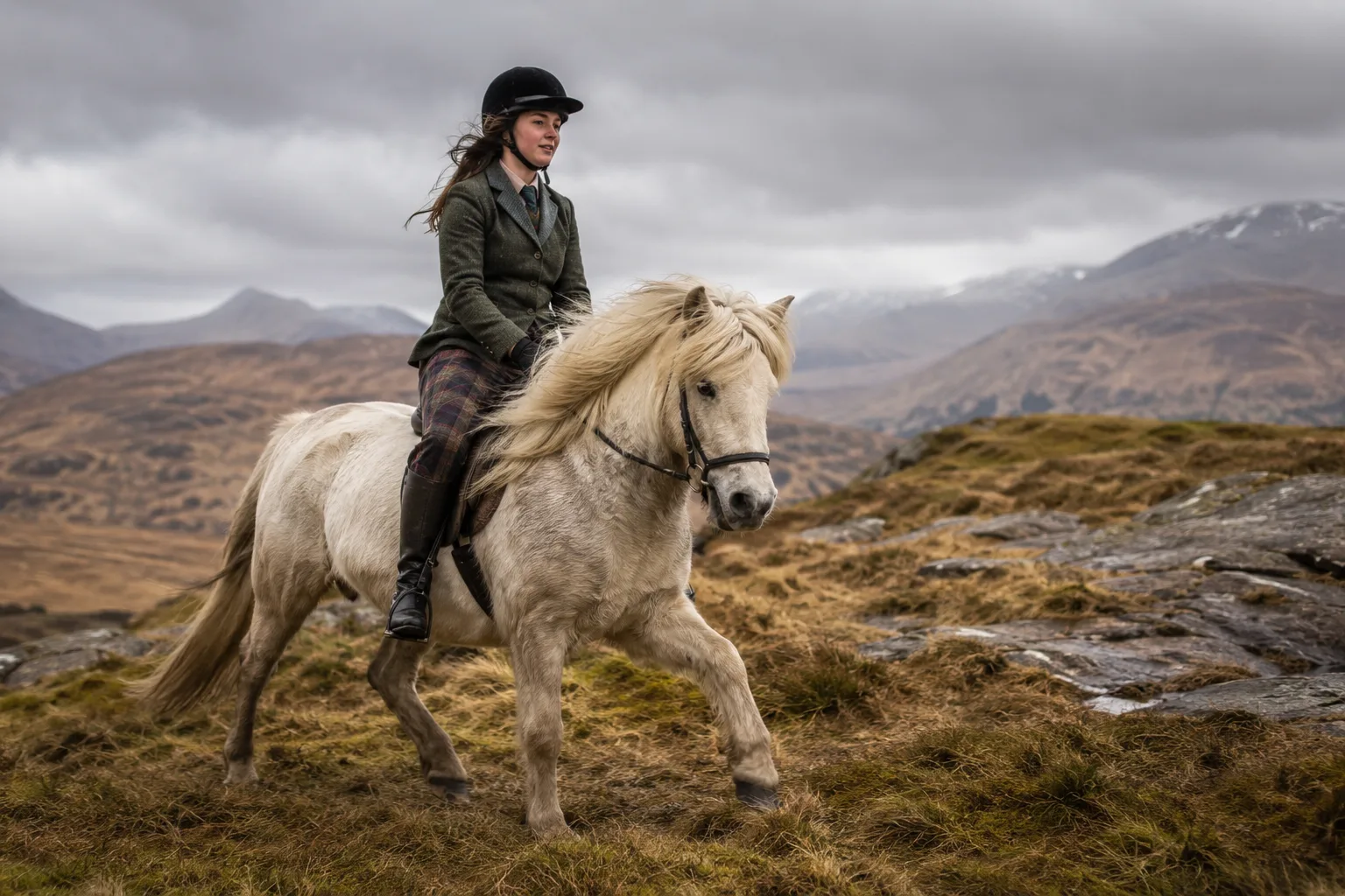 Cheval Morgan au trot relevé dans une carrière, montrant son allure énergique et cadencée.