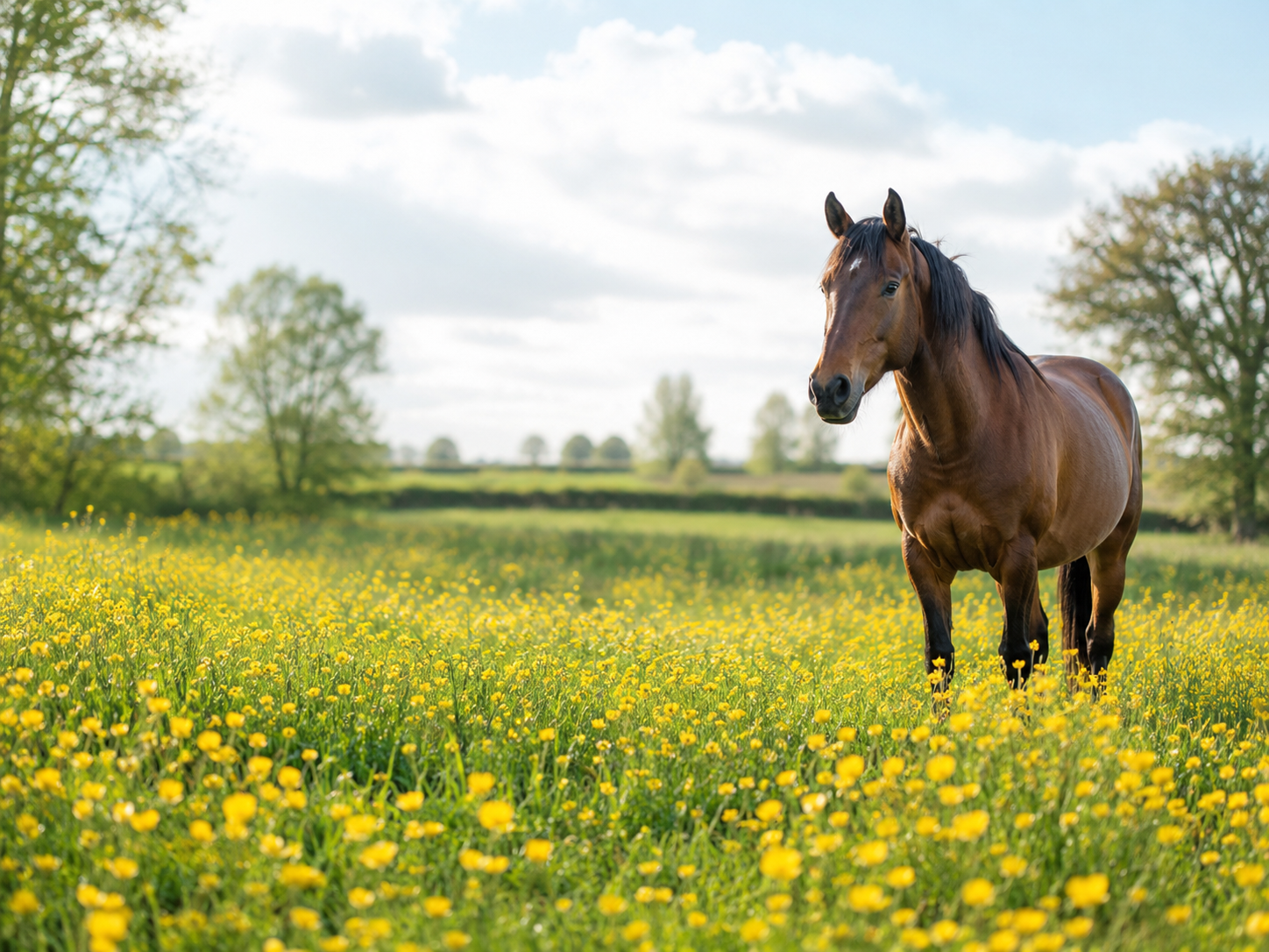 Glaïeul : reconnaissance de plante toxique au pré, observation du contexte de pâture et gestion des risques. Application mobile Equio pour identifier les plantes toxiques au cheval.