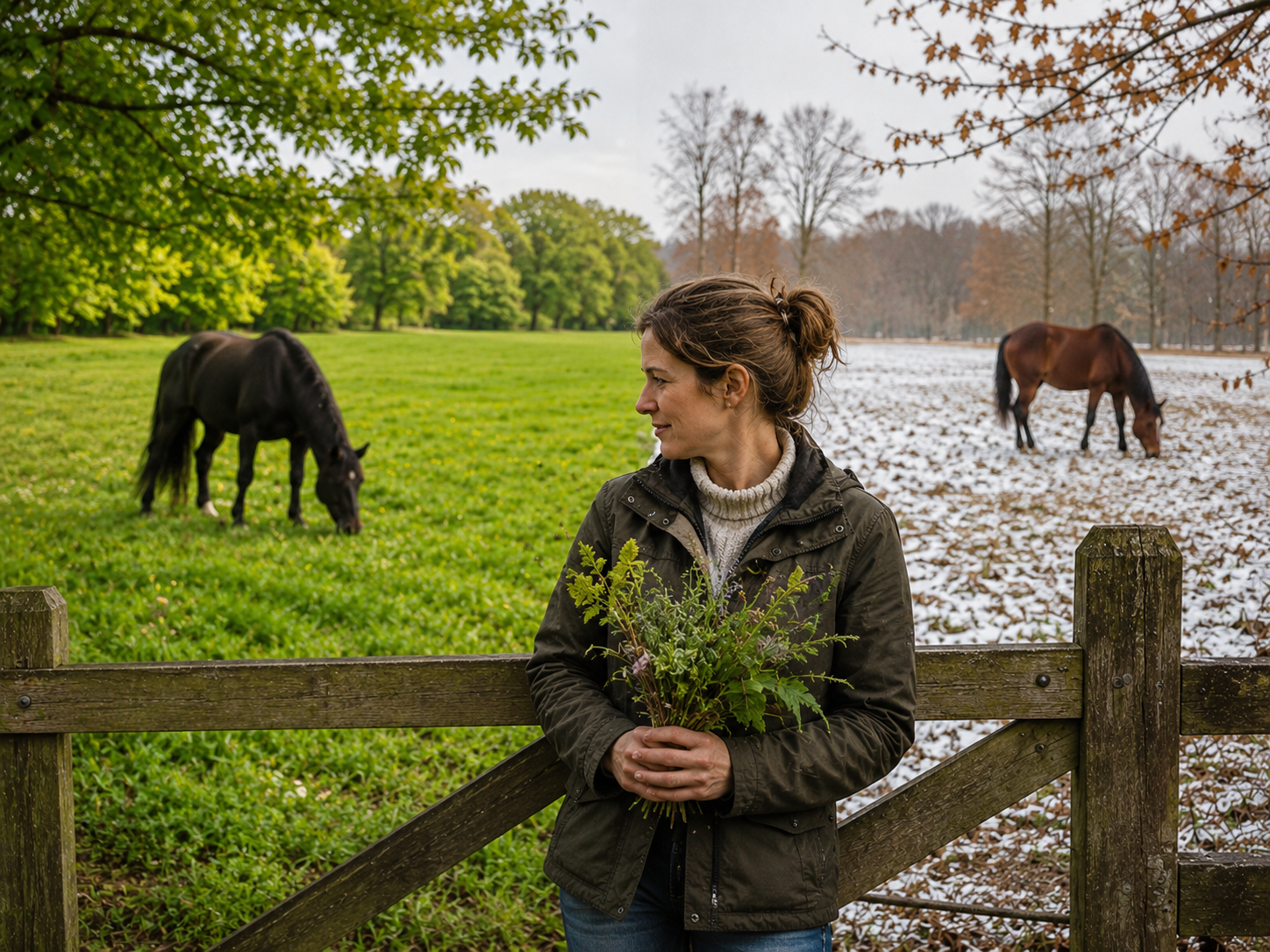 Jacobée / jument gestante : reconnaissance de plante toxique au pré, observation du contexte de pâture et gestion des risques. Application mobile Equio pour identifier les plantes toxiques au cheval.