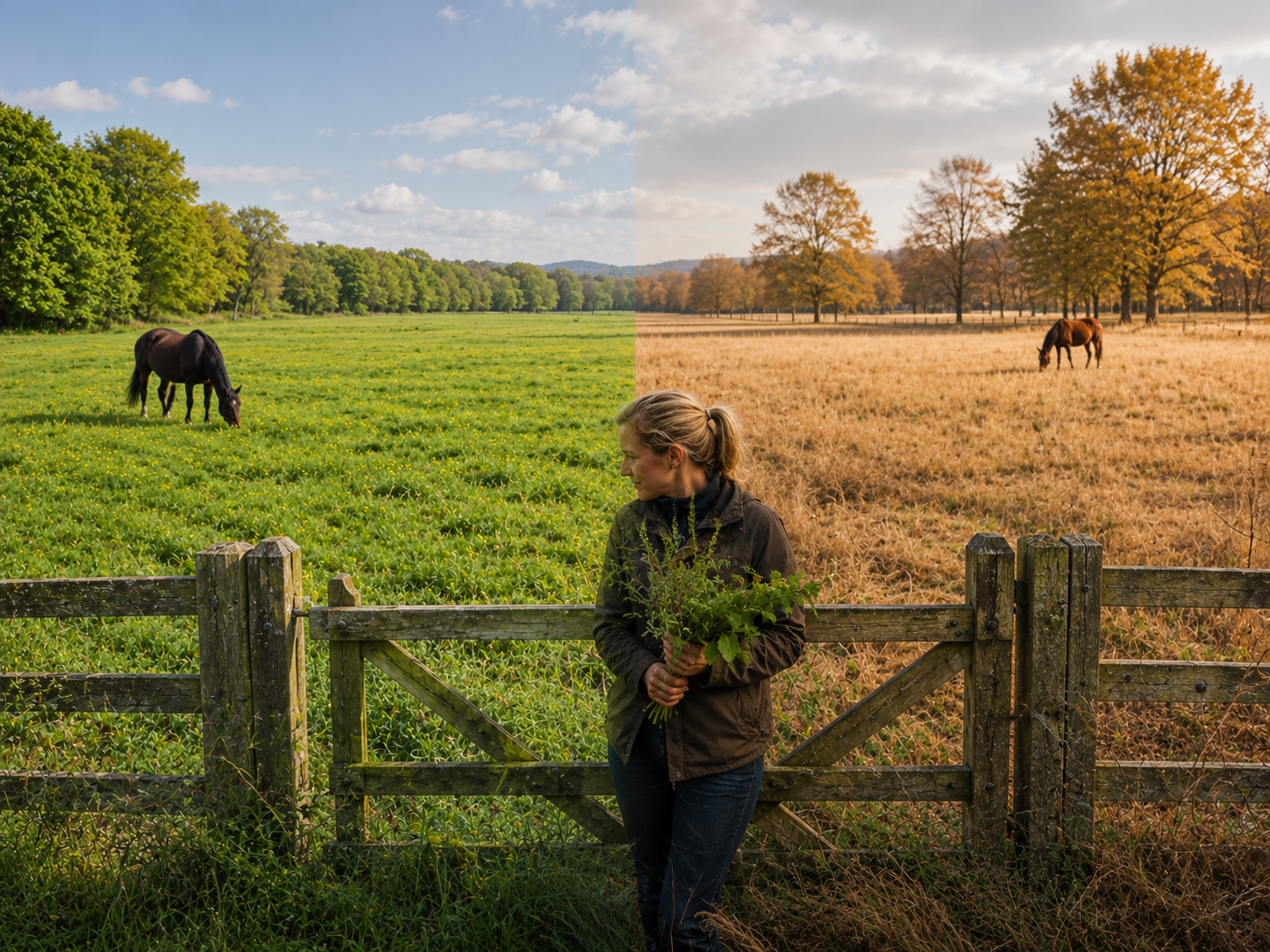 Jacobée / cheval en convalescence : reconnaissance de plante toxique au pré, observation du contexte de pâture et gestion des risques. Application mobile Equio pour identifier les plantes toxiques au cheval.