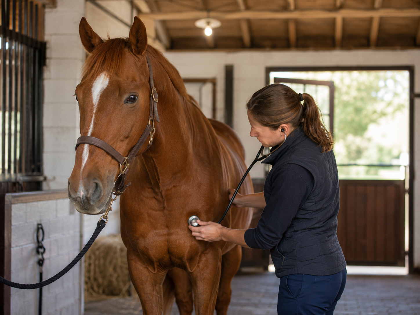 Insectes et dermite estivale récidivante : suivi santé du cheval, observation clinique, communication vétérinaire et gestion pathologique. Suivi santé et bien-être du cheval documenté avec Equio.