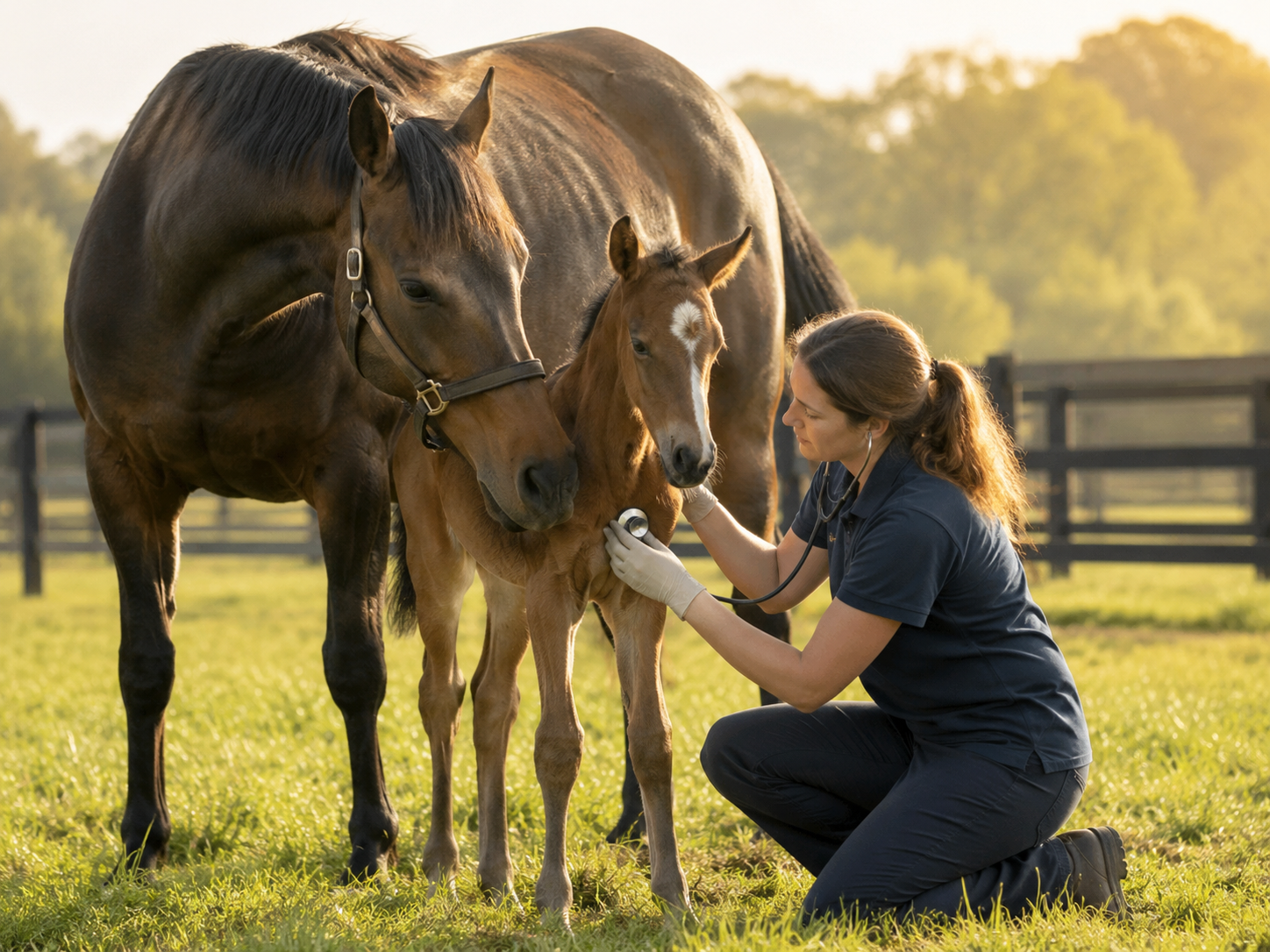 COPD / Emphysème pulmonaire : suivi santé du cheval, observation clinique, communication vétérinaire et gestion pathologique. Suivi santé et bien-être du cheval documenté avec Equio.