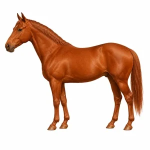 Cheval de robe Alezan