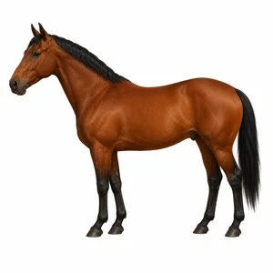 Cheval de robe Bai