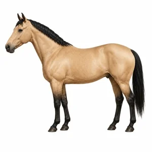 Cheval de robe Isabelle