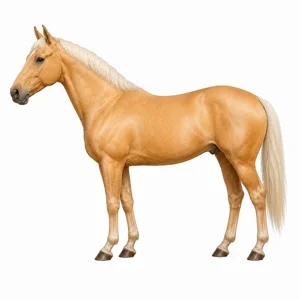Cheval de robe Palomino