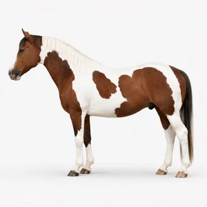 Cheval de robe Pie